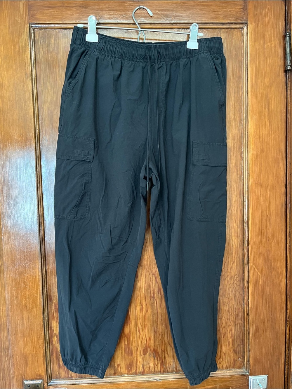 Calia Black Cargo Jogger Pants